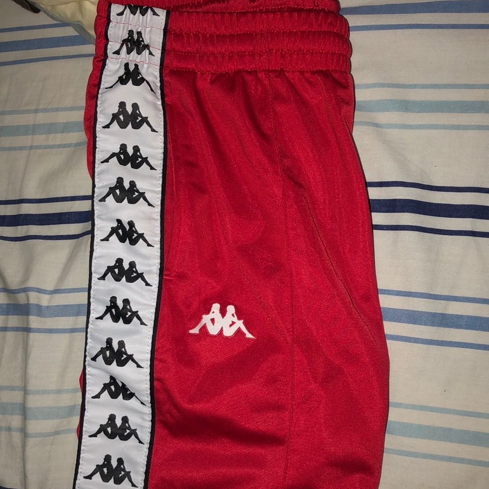 Kappa red sweat pants
